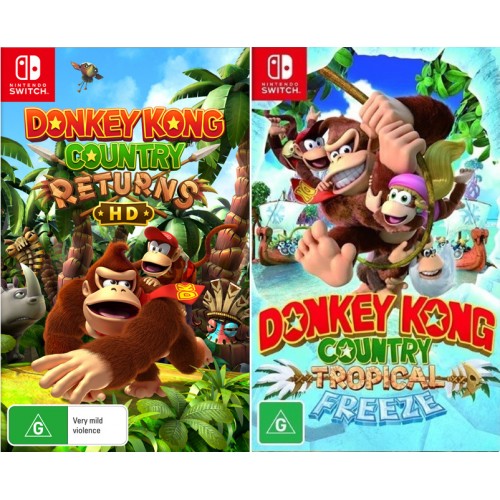  Donkey Kong Country Returns HD & Tropical Freeze Bundle  