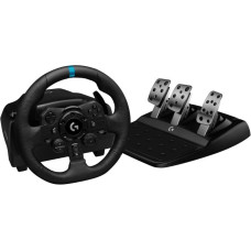 Logitech G923 Racing Wheel and Pedals for PS5 PS4 PC Mac - Black