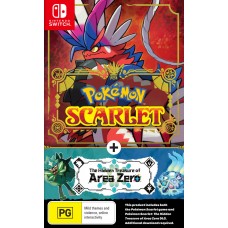 Pokemon Scarlet + The Hidden Treasures of Area Zero Switch