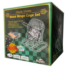 Shuffle Classic Metal Cage Bingo Game 