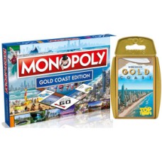 Gold Coast Monopoly Board Game & Top Trump - Gold Coast Bundle 