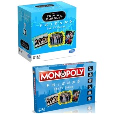 Friends The TV Series Monopoly & Trivial Pursuit Board Game Bundle 