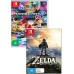 The Legend Of Zelda Breath Of The Wild & Mario Kart 8 Deluxe Switch Bundle