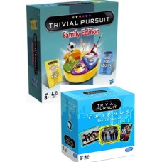 Trivial Pursuit Family Edition & Friends Trivial Pursuit Bundle