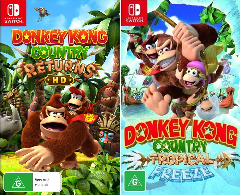  Donkey Kong Country Returns HD & Tropical Freeze Bundle  