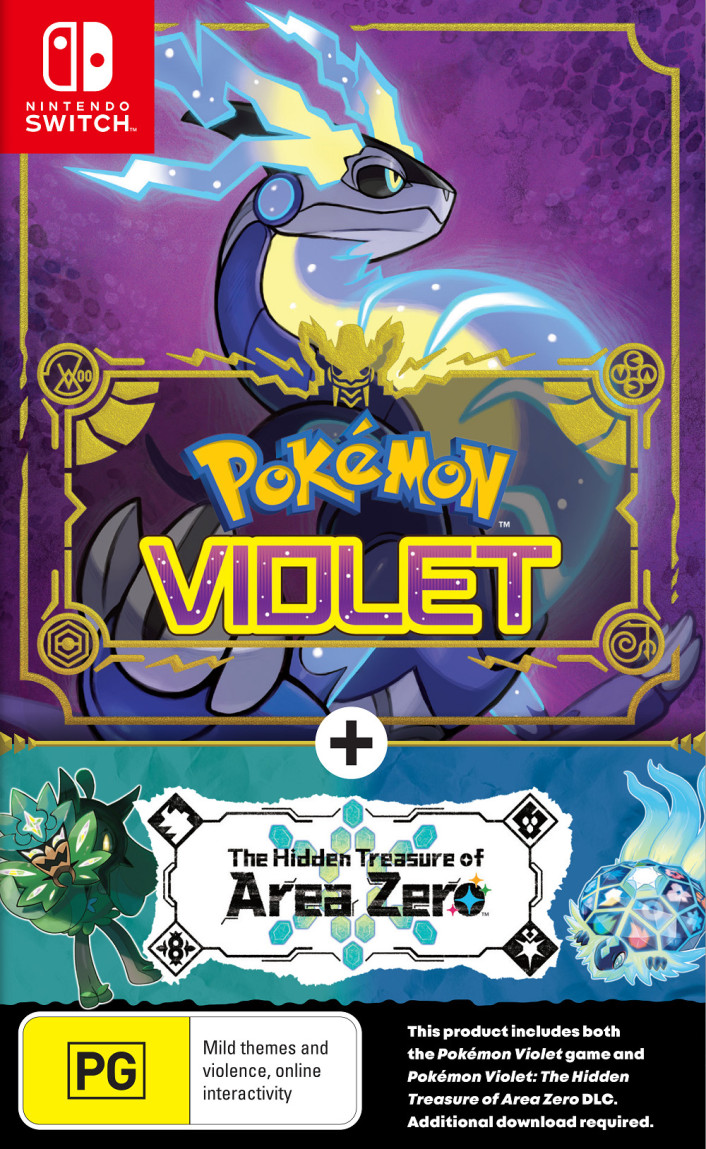  Pokemon Violet + The Hidden Treasures of Area Zero Switch 